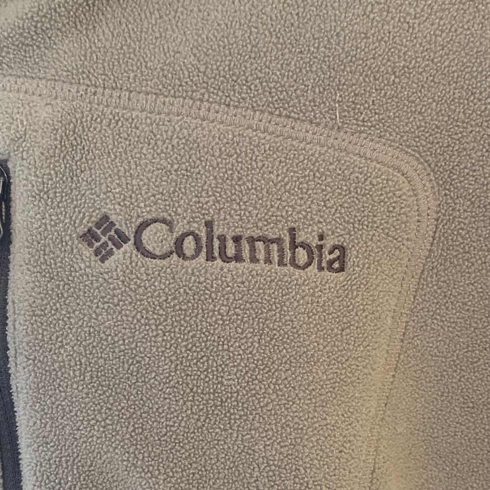 Men’s Columbia XL Charcoal Fleece Half-Zip Pullover - Picture 2 of 6